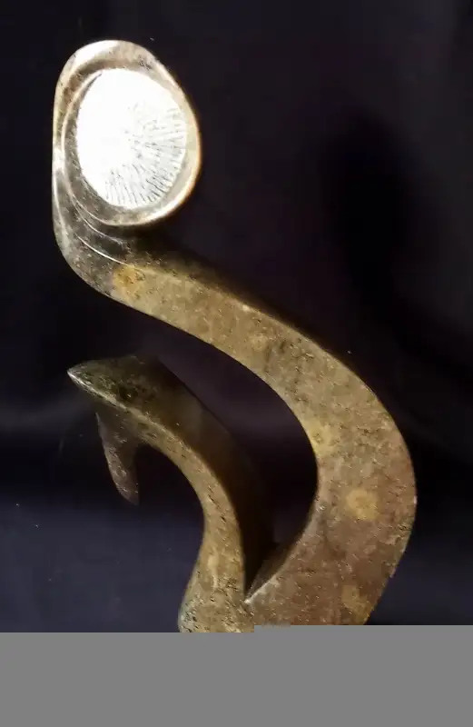 RARE Hand Carved Shona Stone 'Flower' Sculpture by Onias Mupumha in Arts & Collectibles in London - Image 3