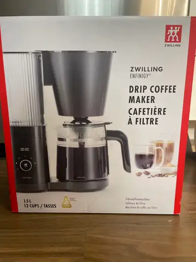 Brand New Zwilling Enfinigy Drip Coffee Maker, View more
