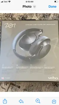 Veho ZB7 wireless noise cancelling headphones