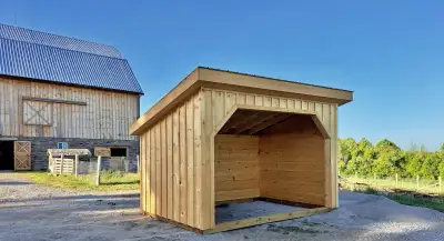 10 X 16 Run In Barn SHED - 100% Canadian-Made, View more