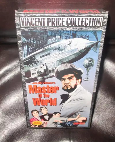 VINCENT PRICE COLLECTION - MASTER OF THE WORLD.....VHS MOVIE, View more