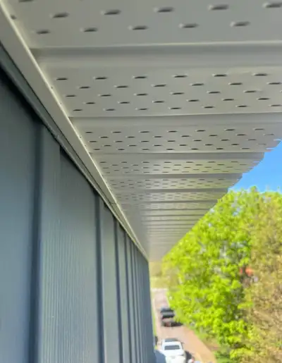 Custom aluminum soffit and fascia. Material and install.