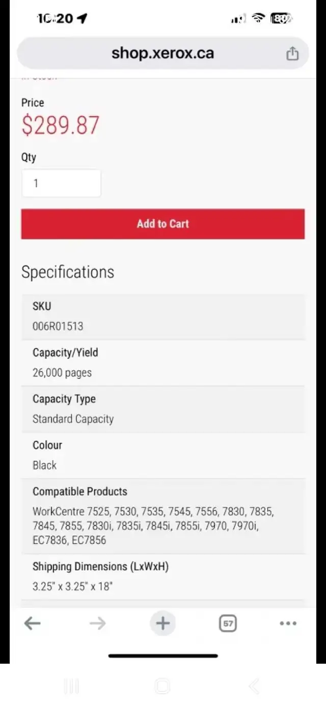 LASER Xerox PRINTER Copier Work Center Toner CARTRIDGES in Printers, Scanners & Fax in City of Toronto - Image 5