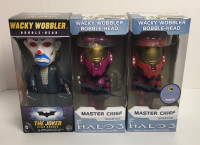 Funko Wacky Wobbler - Halo - Master Chief & Dark Knight - Joker