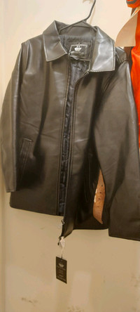 Black Faux leather jacket 
