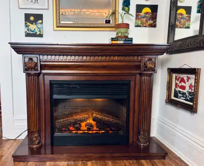 Cozy Electric Fireplace , View more