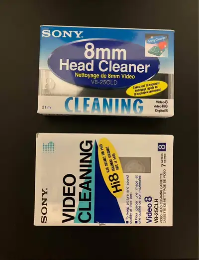 Rare Sony 8mm/Video8/Hi8/Digital8 Camcorder Video Head Cleaning, View more