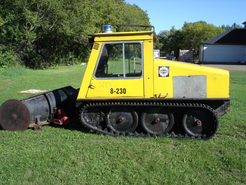 SW 48 BOMBARDIER RUBBER TRACK SNOW PLOW. Heavy Equipment Winnipeg
