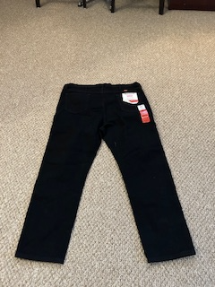 1 ) New Men's Rustler Wrangler Jeans Size 44x30 price $45 2 ) Used Men's Cabelas Classic Fit Size 48...