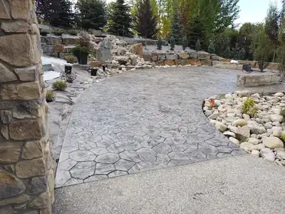 Concrete, Concrete driveway, Concrete finisher, Heated driveway, Paving stones, Concrete pad, Concre...