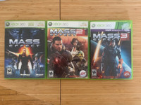 Mass effect 1, Mass effect 2, Mass effect 3 (Xbox360)