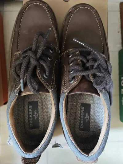 Docker men leather shoes size 8us, View more