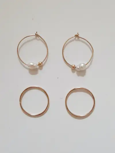 Gold Earrings, View more