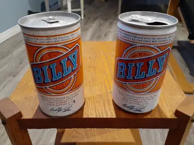 Billy Beer cans, View more