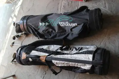 Golf clubs 2 sets Wilson and Ping 12 golf clubs per set, View more