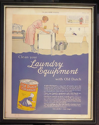 Old washing machine ads dating 1926 to 1947