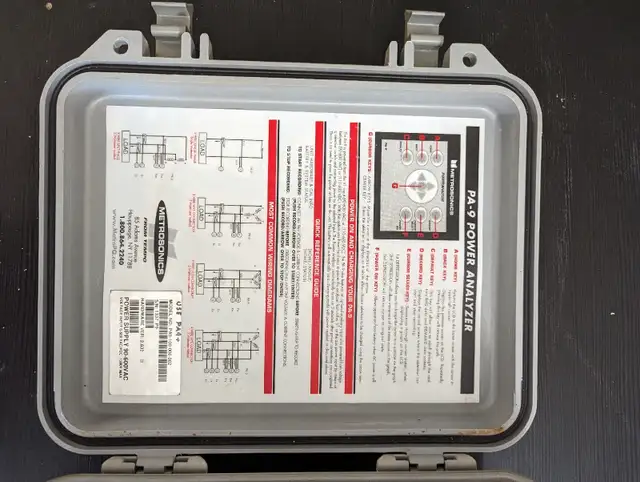 Metrosonics PA-9 Plus Portable Power Analyzer62863272227585122