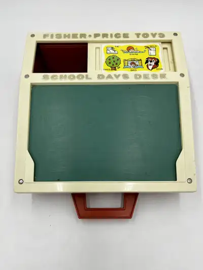 VTG 70 Fisher Price Schools Days Desk, View more