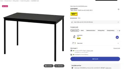 IKEA large table, View more