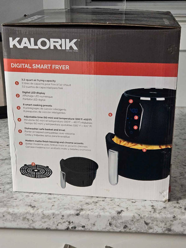 Kalorik digital smart air fryer in Microwaves & Cookers in Pembroke