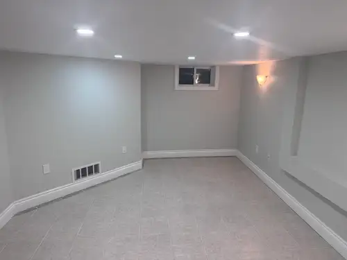 Clean, freshly painted and renovated basement unit with a separate private entrance, available from...