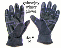 Black gloves ladies 9 winter sports & casual, touchscreen, new