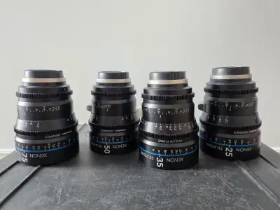 Schneider Xenon FF Primes - Set of 4. USED, VERY good condition., View more