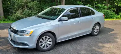 2014 VW Jetta silver with Black interior