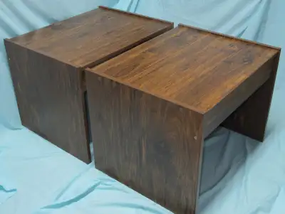 2,Laminated Coast Walnut Side Table Stands, View more