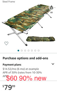 Foldable Camping bed