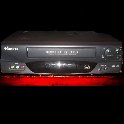 $60 Memorex 4-Head Stereo VCR HiFi VHS player with hookups, View more