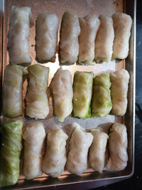 Hearty Size Rice and Onion Cabbage Rolls
