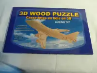Casse-tetes en bois 3D  BOEING  747