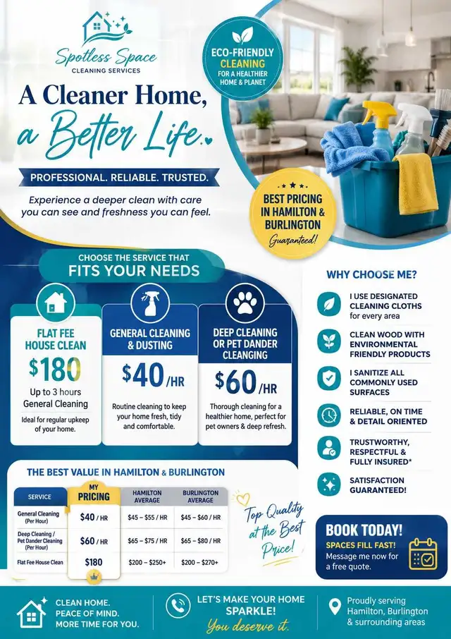 Spotless Space Cleaning Services