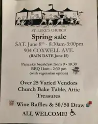 VENDORS WANTED FOR LARGE OUTDOOR SALE ON JUNE8th. EAST YORK $45.