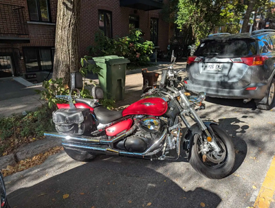 Bike has 105,000km on it. It works great. Weight is low on the bike so it is easy to maneuver. Good...