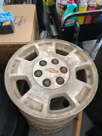 17" Chevy truck aluminum wheels four 