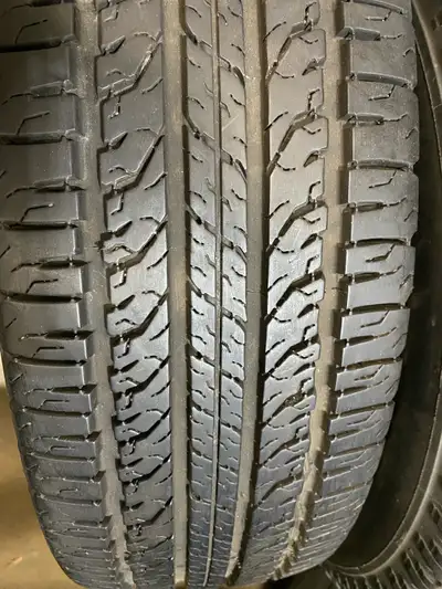 I'm offering a set of four Goodyear Long Trail T/A tires, size P245/70R17 108T M+S. These tires are...