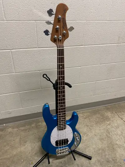 Sterling StingRay short scale bass toluca lake blue $800, View more