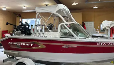 2007 Princecraft Pro Series. 93”beam , 90 horse Murcury, 2 electric Cannon down riggers, 8 Cannon ro...