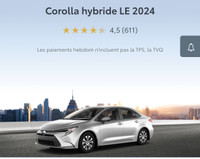 Toyota Corolla Hybride LE 2024