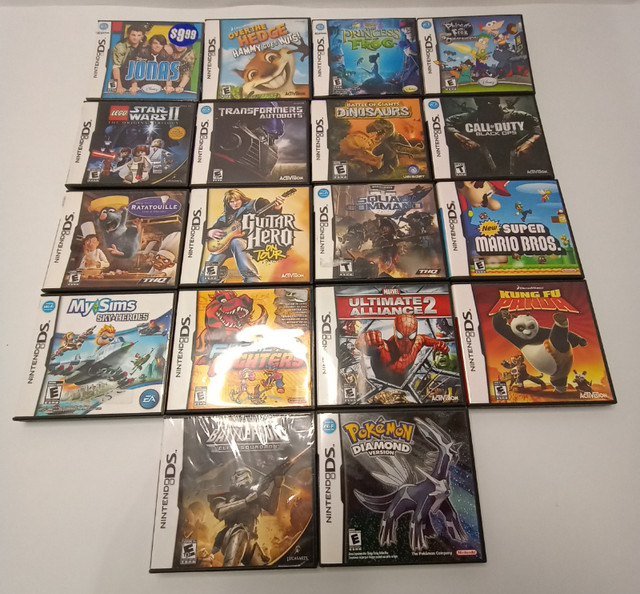 Nintendo DS  Games in Case - most with manual See Ad for Prices in Nintendo DS in Kitchener / Waterloo