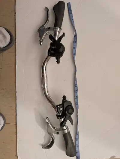 Specialized Bicycle handle bar and shimano shifters 8 speed obo, View more
