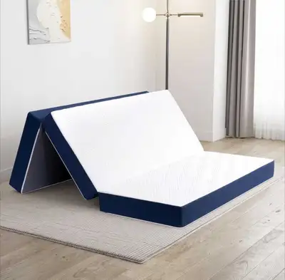 Twolike Blue Foldable Mattress, 6 Inch Full size (New), View more