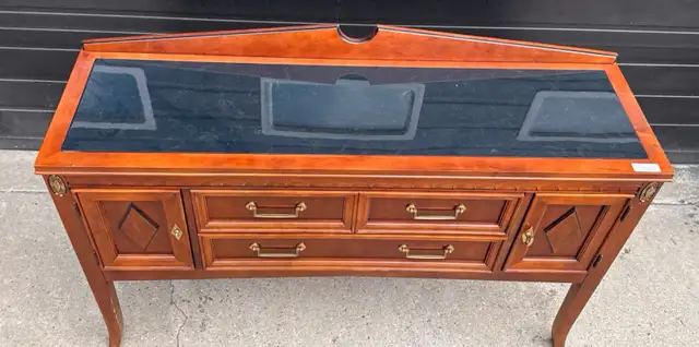 Stanley furniture cherry Italian Neoclassical style buffet 63234550809345122