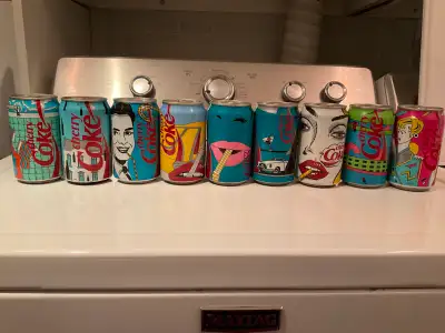 Vintage Cherry Coke Cans, View more