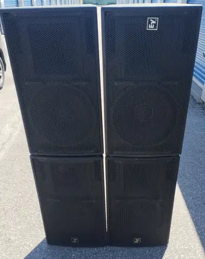 EV QRX 115/75 15" 2-way passive high output pa speakers, View more