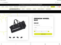 Winnwell Premium Hockey Junior Hockey Wheelbag w/ Pullout Handle