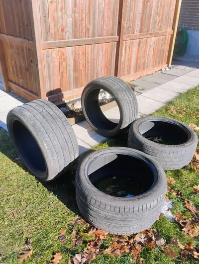 Not drove on very long maybe 6 months/1374km. They were on SUV 2025 AMG GLE. For set of 2 $250 OBO.....