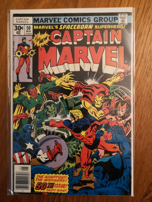 2 captain marvel titles #22, #50 comics in Comics & Graphic Novels in Muskoka - Image 2